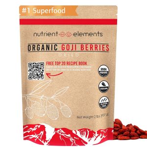 2lb organic goji berries by nutrient elements