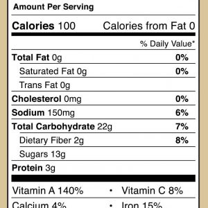 Goji Berries Nutrition Facts